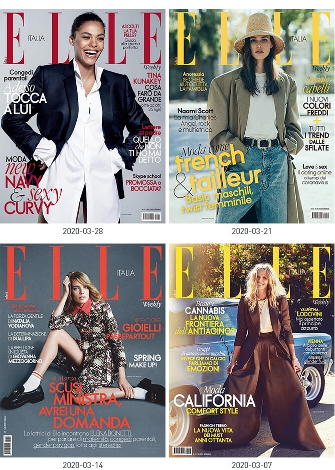 意大利Elle-时尚杂志订阅电子版PDF免费下载-2020年全部合集