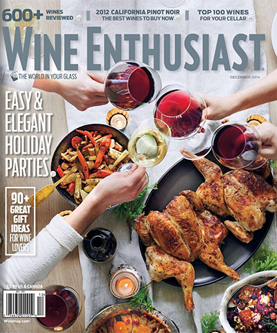 葡萄酒权威杂志订阅电子版PDF 美国《Wine Enthusiast》【2014年汇总8期】