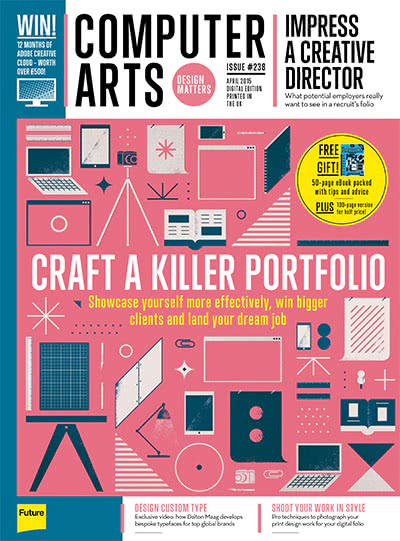 数码创意艺术杂志订阅电子版PDF 英国《Computer Arts》【2015年汇总13期】