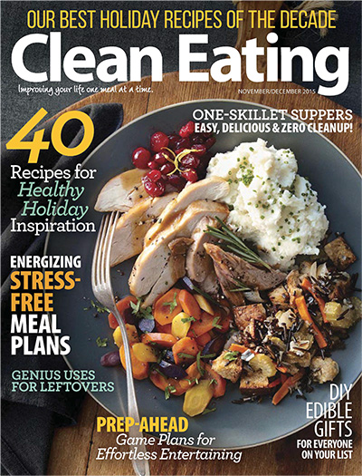 健康饮食杂志订阅电子版PDF 美国《Clean Eating》【2015年汇总7期】