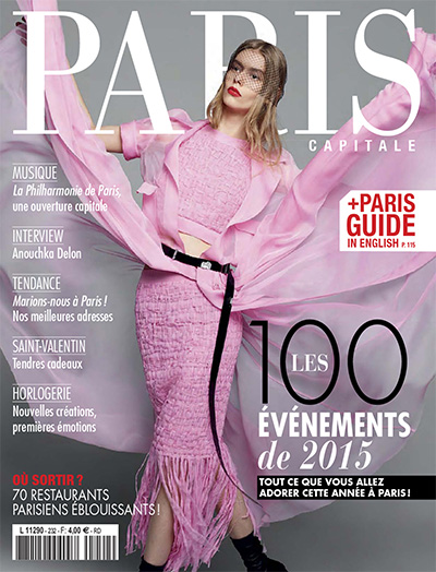 浪漫生活时尚杂志订阅电子版PDF 法国《Paris Capitale》【2015年汇总9期】