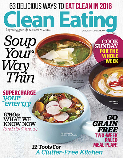 健康饮食杂志订阅电子版PDF 美国《Clean Eating》【2016年汇总9期】