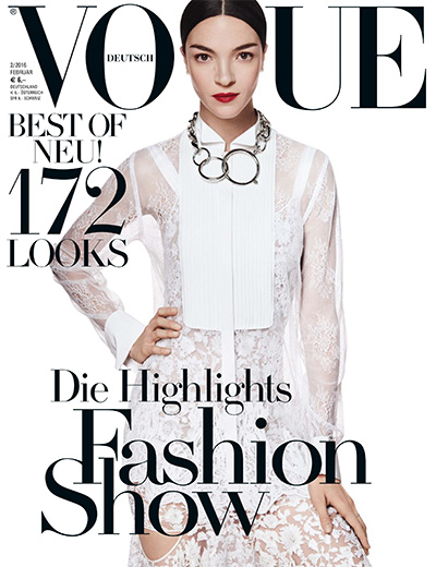 时尚杂志订阅德国《Vogue》电子版PDF高清【2016年汇总12期】