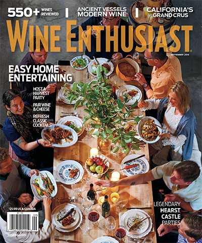 葡萄酒权威杂志订阅电子版PDF 美国《Wine Enthusiast》【2016年汇总11期】
