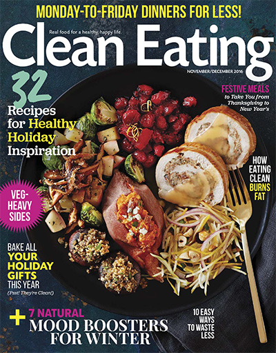 健康饮食杂志订阅电子版PDF 美国《Clean Eating》【2016年汇总9期】