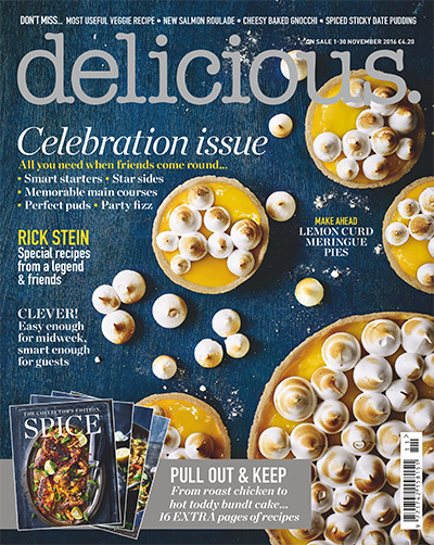 国际美食杂志订阅电子版PDF 英国《Delicious》【2016年汇总12期】
