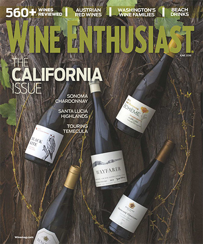 葡萄酒权威杂志订阅电子版PDF 美国《Wine Enthusiast》【2018年汇总11期】