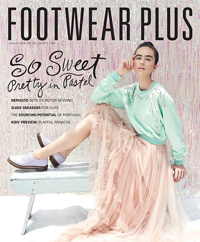 鞋业时尚杂志订阅电子版PDF 美国《Footwear Plus》【2018年汇总10期】