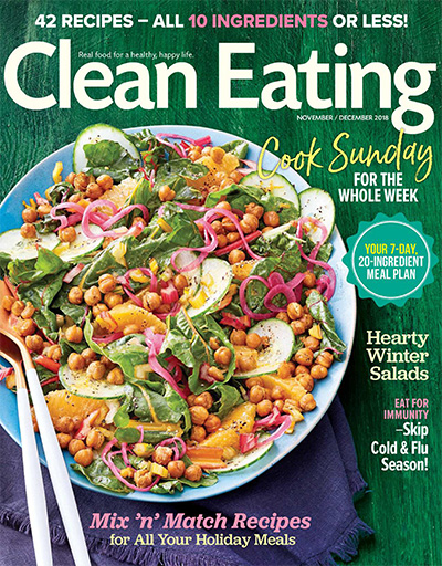 健康饮食杂志订阅电子版PDF 美国《Clean Eating》【2018年汇总9期】