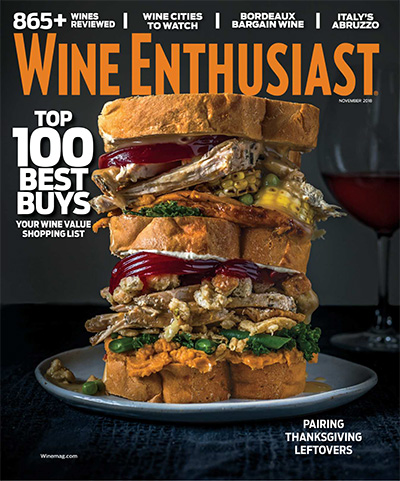 葡萄酒权威杂志订阅电子版PDF 美国《Wine Enthusiast》【2018年汇总11期】