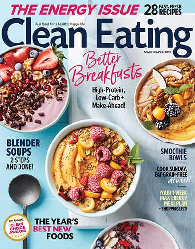 健康饮食杂志订阅电子版PDF 美国《Clean Eating》【2019年汇总6期】