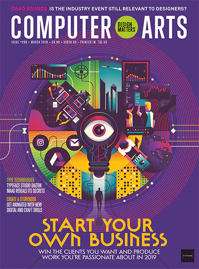 数码创意艺术杂志订阅电子版PDF 英国《Computer Arts》【2019年汇总13期】