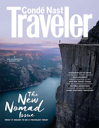 全球旅游杂志订阅电子版PDF 美国《Conde Nast Traveler》【2019年汇总8期】