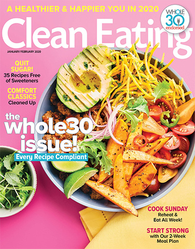 健康饮食杂志订阅电子版PDF 美国《Clean Eating》【2020年汇总6期】