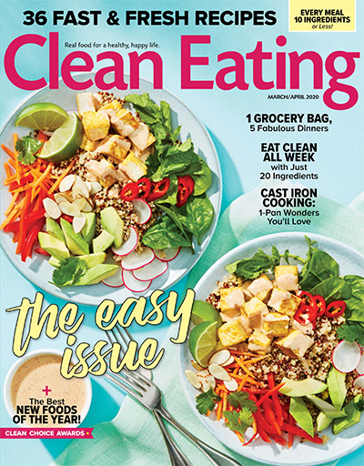 健康饮食杂志订阅电子版PDF 美国《Clean Eating》【2020年汇总6期】