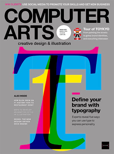 数码创意艺术杂志订阅电子版PDF 英国《Computer Arts》【2020年汇总6期】