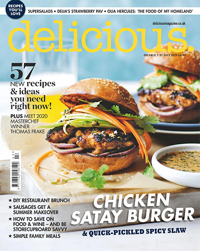 国际美食杂志订阅电子版PDF 英国《Delicious》【2020年汇总11期】