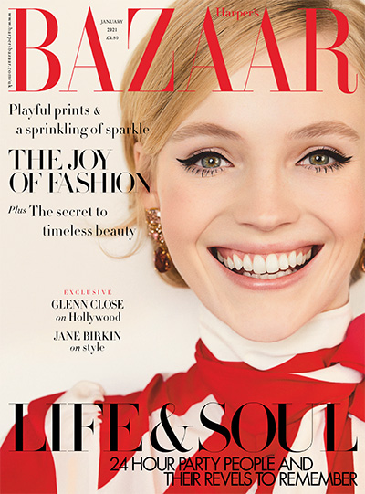 英国时尚芭莎杂志订阅《Harpers Bazaar》电子版PDF高清【2021年汇总12期】