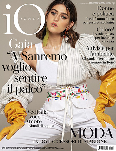 高端女性文化时尚杂志订阅电子版PDF 意大利《IO Donna》【2021年汇总50期】
