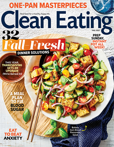 健康饮食杂志订阅电子版PDF 美国《Clean Eating》【2021年汇总5期】