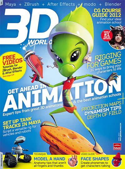 3D成像技术杂志订阅电子版PDF 英国《3D World》【2012年汇总12期】