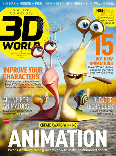 3D成像技术杂志订阅电子版PDF 英国《3D World》【2014年汇总13期】