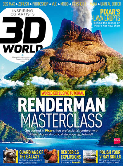 3D成像技术杂志订阅电子版PDF 英国《3D World》【2014年汇总13期】