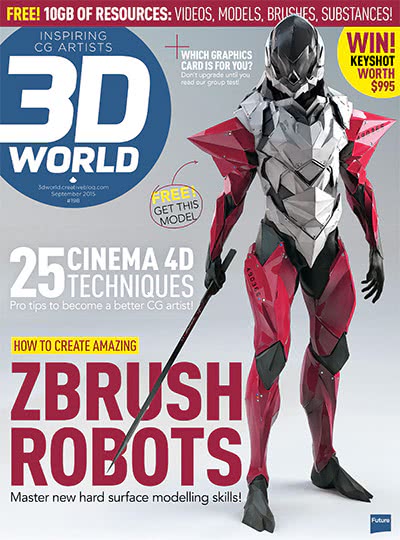 3D成像技术杂志订阅电子版PDF 英国《3D World》【2015年汇总13期】