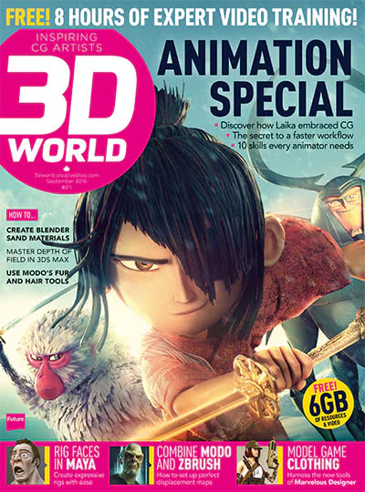 3D成像技术杂志订阅电子版PDF 英国《3D World》【2016年汇总13期】
