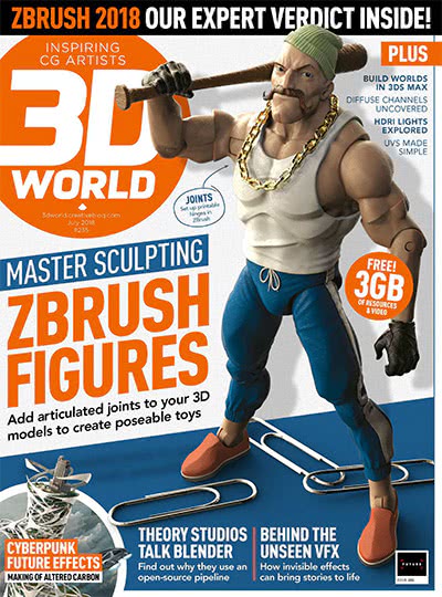 3D成像技术杂志订阅电子版PDF 英国《3D World》【2018年汇总13期】