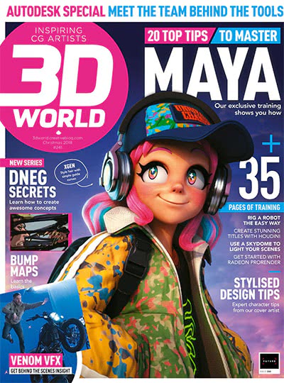 3D成像技术杂志订阅电子版PDF 英国《3D World》【2018年汇总13期】