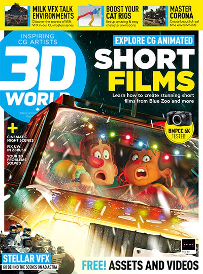 3D成像技术杂志订阅电子版PDF 英国《3D World》【2019年汇总13期】