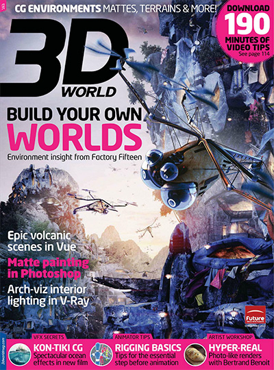 3D成像技术杂志订阅电子版PDF 英国《3D World》【2012年汇总12期】