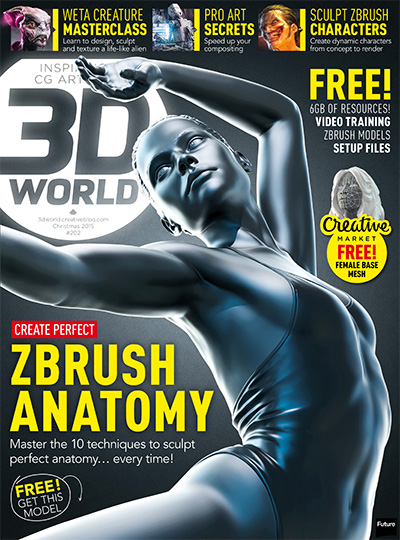3D成像技术杂志订阅电子版PDF 英国《3D World》【2015年汇总13期】