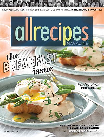 在线美食杂志订阅电子版PDF 美国《Allrecipes》【2019年汇总6期】