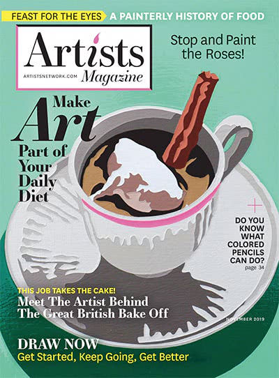 绘画艺术杂志订阅电子版PDF 美国《The Artists Magazine》【2019年汇总8期】