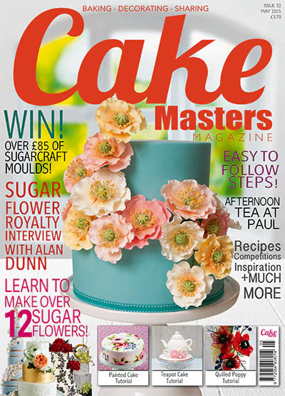 世界蛋糕美食杂志订阅电子版PDF 英国《Cake Masters》【2015年汇总9期】