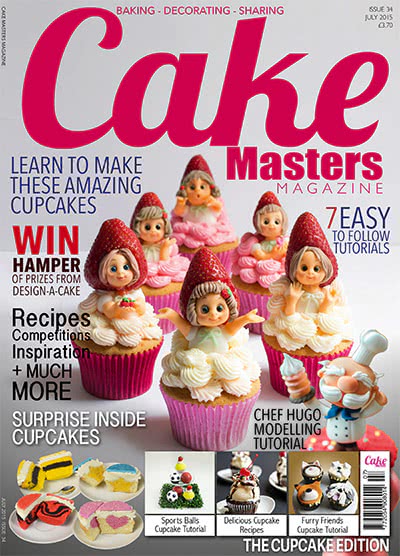 世界蛋糕美食杂志订阅电子版PDF 英国《Cake Masters》【2015年汇总9期】