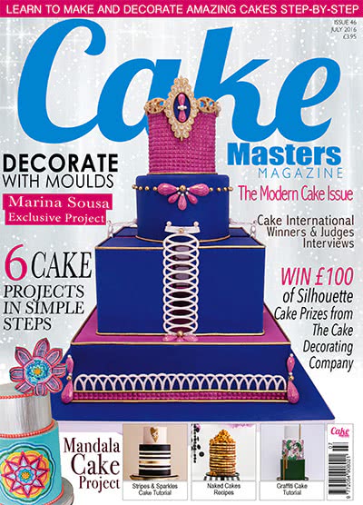 世界蛋糕美食杂志订阅电子版PDF 英国《Cake Masters》【2016年汇总12期】