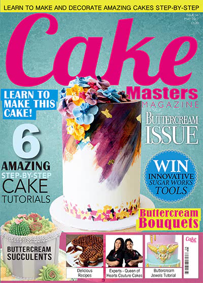 世界蛋糕美食杂志订阅电子版PDF 英国《Cake Masters》【2017年汇总12期】