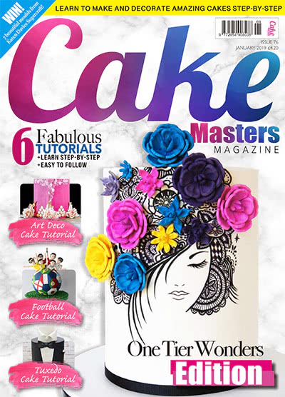 世界蛋糕美食杂志订阅电子版PDF 英国《Cake Masters》【2019年汇总11期】