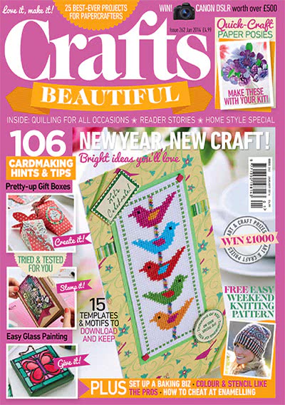 纸艺手工杂志订阅电子版PDF 英国《Crafts Beautiful》【2014年汇总10期】