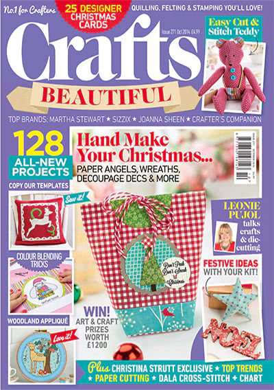 纸艺手工杂志订阅电子版PDF 英国《Crafts Beautiful》【2014年汇总10期】