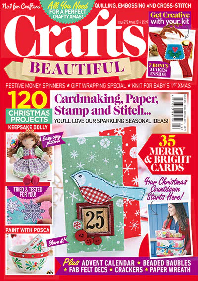 纸艺手工杂志订阅电子版PDF 英国《Crafts Beautiful》【2014年汇总10期】