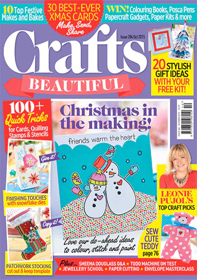 纸艺手工杂志订阅电子版PDF 英国《Crafts Beautiful》【2015年汇总13期】