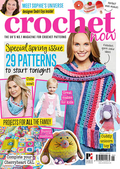 钩针手工杂志订阅电子版PDF 英国《Crochet Now》【2018年汇总13期】