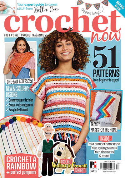 钩针手工杂志订阅电子版PDF 英国《Crochet Now》【2020年汇总12期】