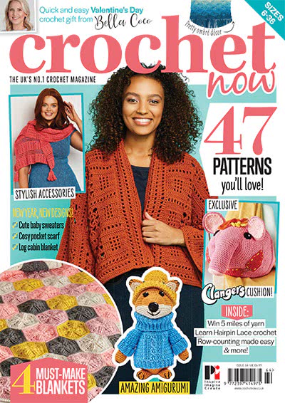 钩针手工杂志订阅电子版PDF 英国《Crochet Now》【2021年汇总12期】