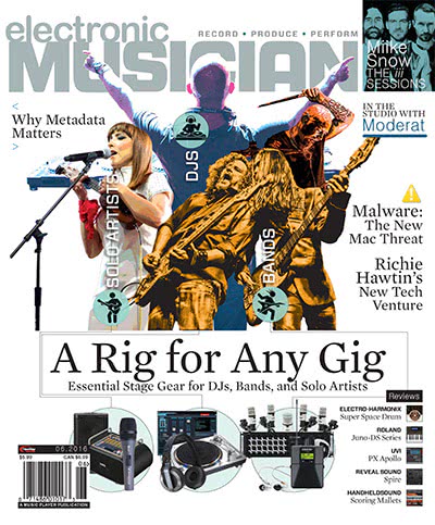 电子音乐杂志订阅电子版PDF 美国《Electronic Musician》【2016年汇总10期】