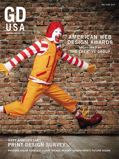 专业平面设计杂志订阅电子版PDF 美国《Graphic Design USA》【2014年汇总6期】